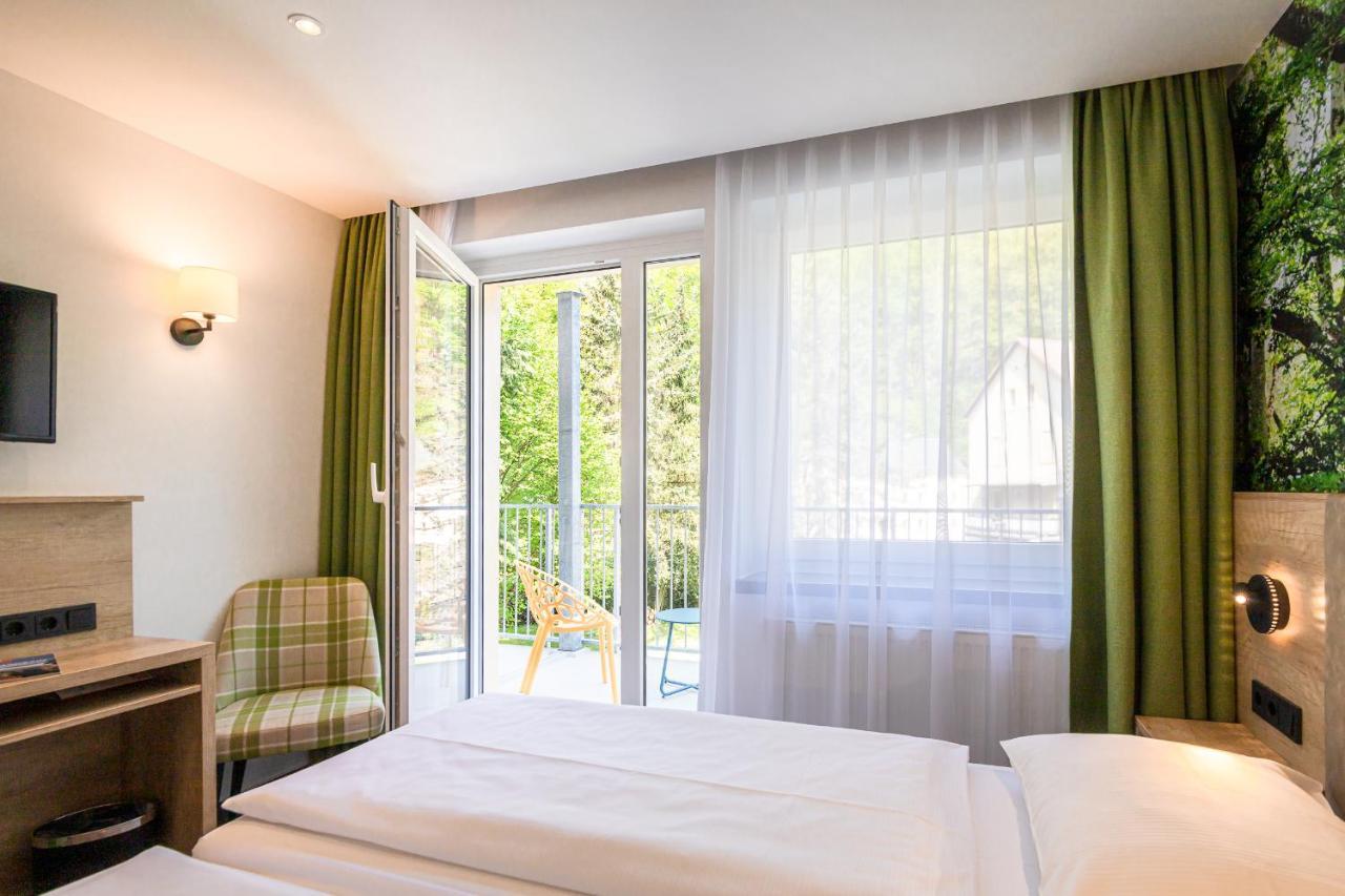 Hotel Garni Grundmuehle 바트샨다우 외부 사진