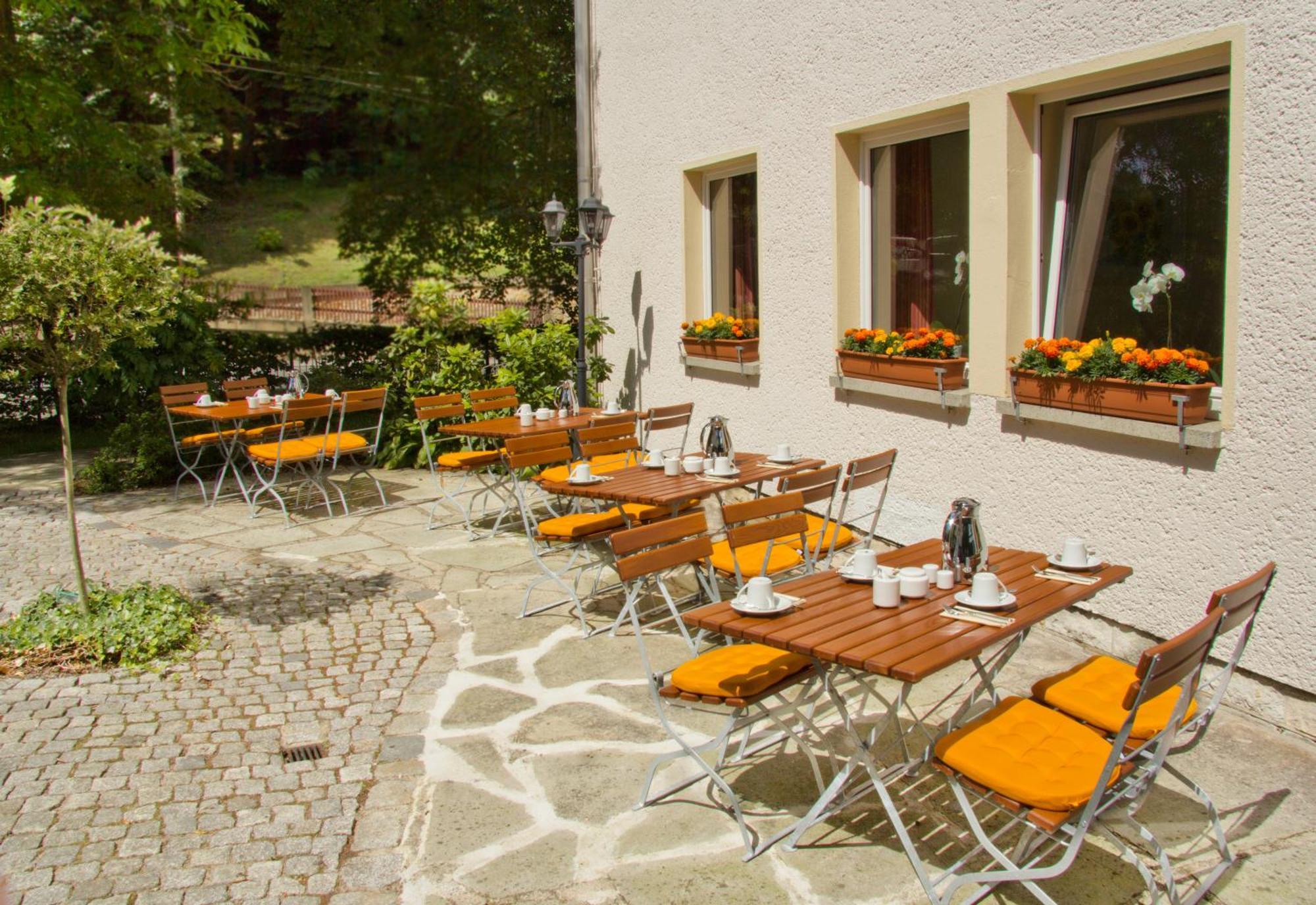 Hotel Garni Grundmuehle 바트샨다우 외부 사진