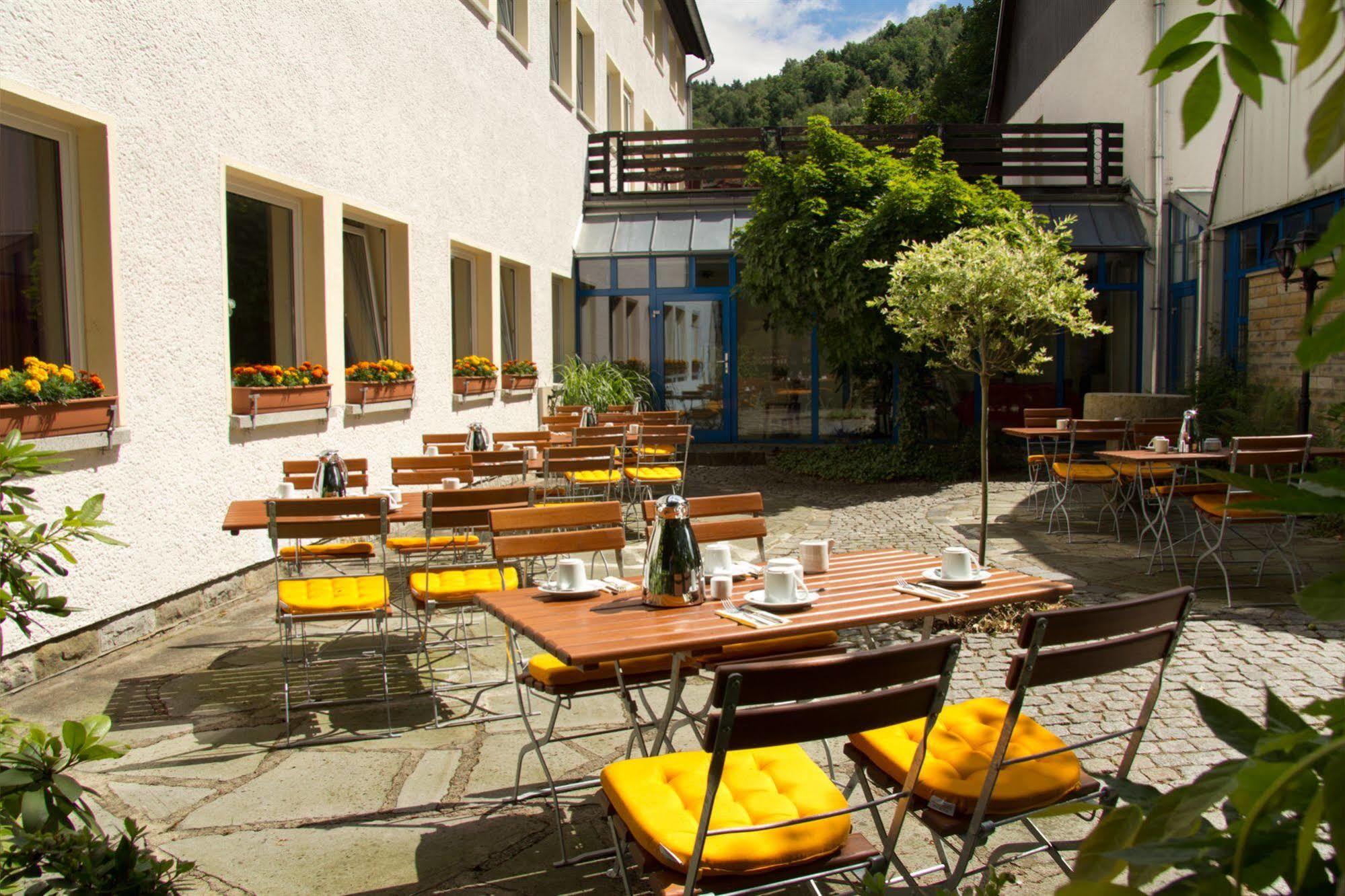 Hotel Garni Grundmuehle 바트샨다우 외부 사진